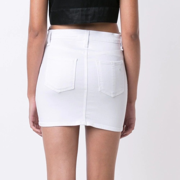 RAG & BONE Jean White Denim Skirt {B16} - Picture 3 of 5